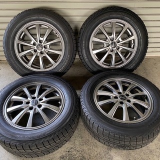 MANARAY SPORT【お得】16 ×6.5J +48　PCD100×5 H 215/60R16 95Q ヨコハマ IG30 2014年製 フォレスター・ランカスター等 4本セット