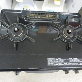 都市ガステーブル 2018年製 リンナイ KG34NPBKL 2口コンロ 魚焼き