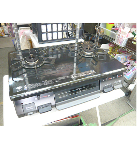 札幌 2019年製 都市ガステーブル 12Ａ・13Ａ 幅59.5㎝ リンナイ KSR641BKL ガスコンロ 左コンロ強火 本郷通店