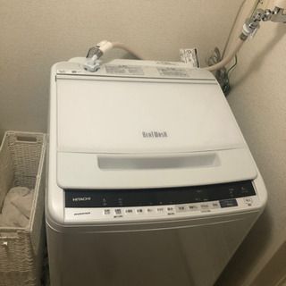 洗濯機　2019年製　BW-V80E(W) 8キロ 