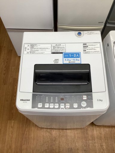 「安心の6ヶ月保証付！！【Hisense(ハイセンス)全自動洗濯機】売ります！」