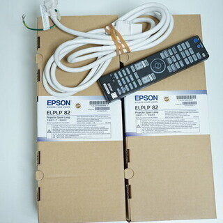 EPSON 2個新品ランプ付き-ELPLP82/「フレーム付き！」□高輝度10000 
