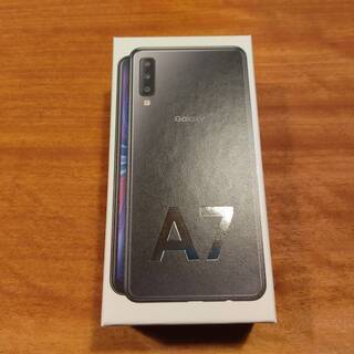 GALAXY A7 新品未開封 ブラック アンドロイド モバイル