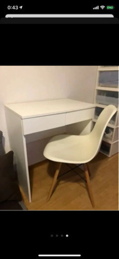 上品で大人気♪】IKEA 化粧台 ドレッサー イームス風チェア