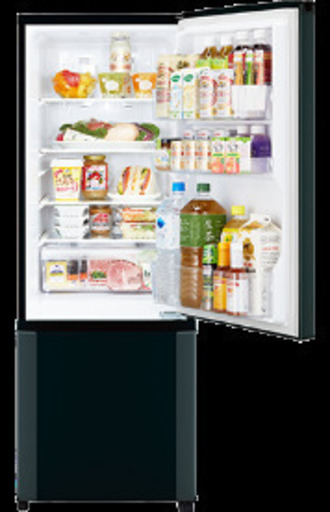 MITSUBISHI冷蔵庫 サファイアブラック168L
