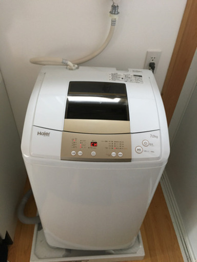 交渉中　洗濯機　7kg  使用期間3年