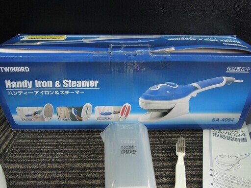 Tenswall スチームアイロン ツインバード ハンディーアイロン スチーマー Sa 4084bl 2点 ａ07a01 スマイル 武蔵砂川の生活家電 アイロン の中古あげます 譲ります ジモティーで不用品の処分
