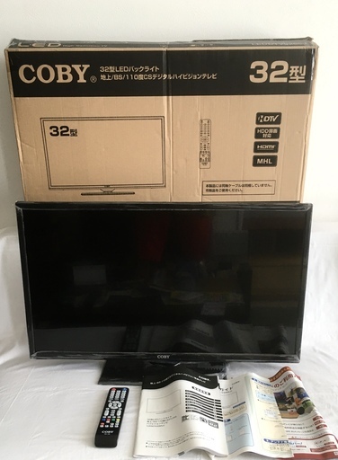 COBY 32型 液晶テレビ LEDDTV3265J 2015年 ハイビジョン
