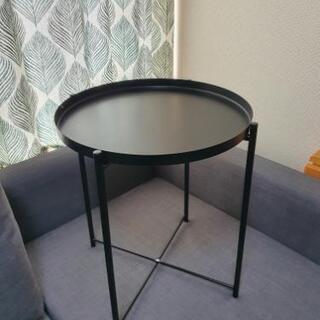 IKEA GLADOM グラドムトレイテーブル, ブラック, 4...