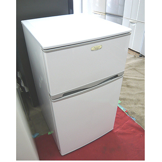札幌 【2019年製 2ドア冷蔵庫】96L Abitelax AR-975E 100Lクラス