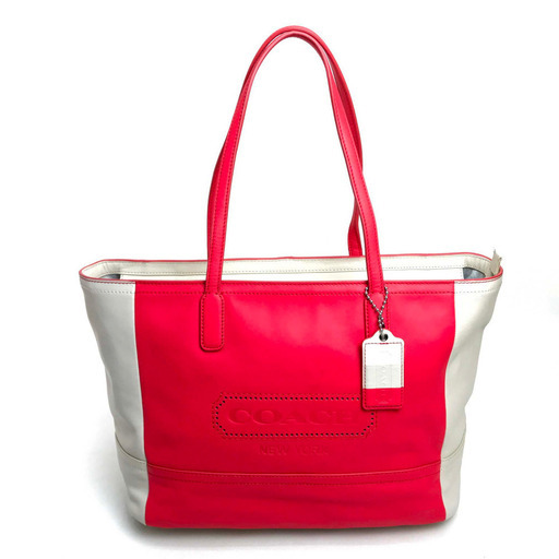 美品】COACH コーチ 23469 トートバッグ バイカラー レガシー