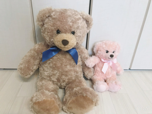 ダイソーキャンペーンのテディベア 2匹セット イノリ 鳥栖のおもちゃ ぬいぐるみ の中古あげます 譲ります ジモティーで不用品の処分