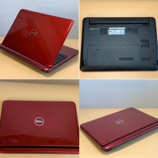 美品・流線フォルムの赤い13.3インチ金属ボディが美しいDELLの人気シリーズ/i3/SSD/Office2019 − 大阪府