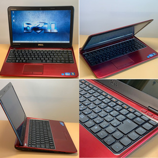 美品・流線フォルムの赤い13.3インチ金属ボディが美しいDELLの人気シリーズ/i3/SSD/Office2019 - パソコン