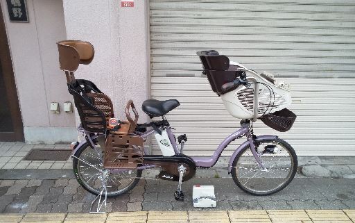 Panasonic Gyutto[ギュット]20吋 子供乗せ電動アシスト自転車 8.9Ahバッテリー+充電器