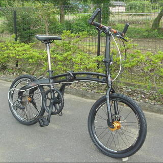 【ドッペルギャンガー 折畳スポーツミニベロ】 前後タイヤ・サドル新品