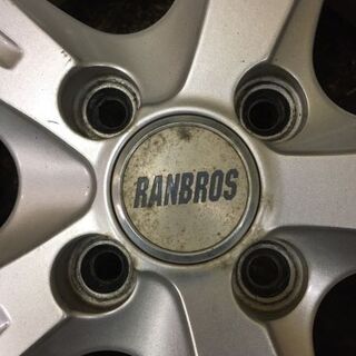 RANBROS 社外ホイール 14インチ 4本 4.5J4HPCD100+45 タント モコ ステラ等 (VHC100) クレジットカード QR決済可能