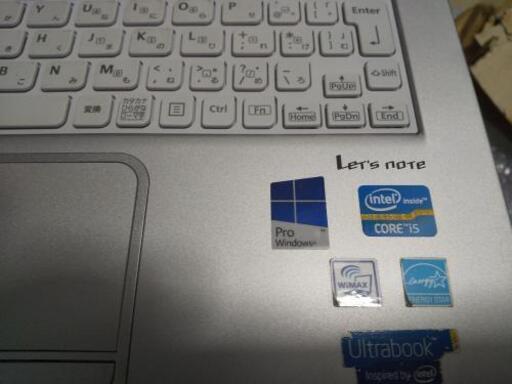 完売御礼 快速】PanasonicレッツノートAX Core i5 タッチパネル SSD