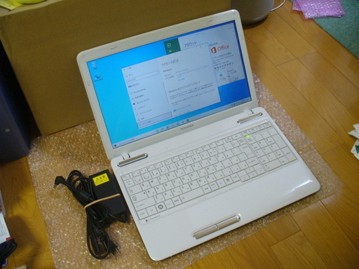 ㊿安心の東芝製 Core i3 HDMI出力端子付き Windows 10 (64bit) / Office 2016 Professional インストール済（ライセンス認証済） 15.6インチワイド ノートPC㊿