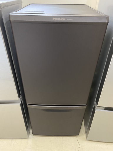 冷蔵庫 パナソニック Panasonic NR-B14BW-T 2019年製 2D 138L 茶 中古品