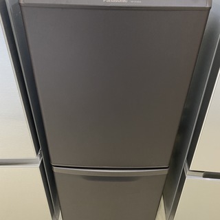 冷蔵庫 パナソニック Panasonic NR-B14BW-T 2019年製 2D 138L 茶 中古品