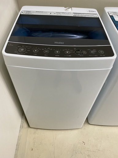 洗濯機 ハイアール Haier JW-C45A 2018年製 4.5kg 中古品②