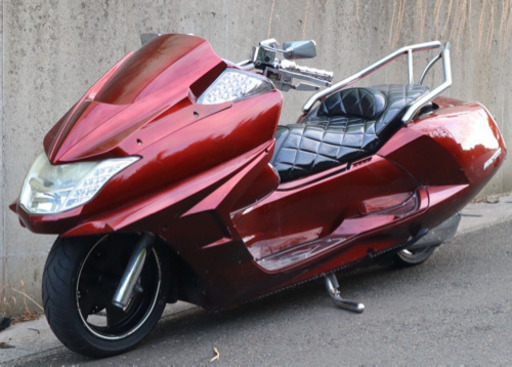 【YAMAHA マグザム】大人気ワインレッド！！パープルLED、フルカスタム！！ YAMAHA マグザム】大人気ワインレッド！！パープルLED、フルカスタム