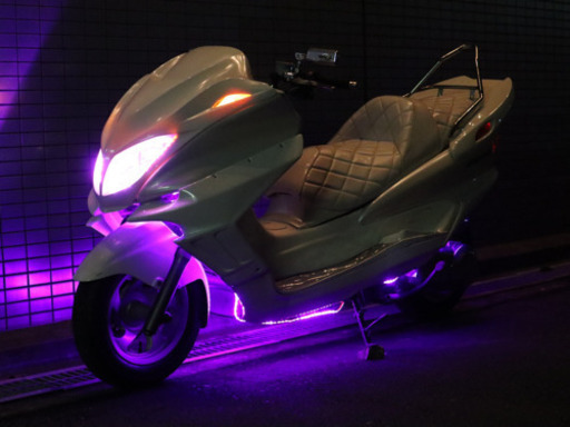 YAMAHA マジェスティ】オルホワのフルカス！！スピーカー、アンプ新品！！