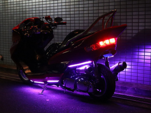 YAMAHA マジェスティ】レッド×ブラックカスタム！！エナメルシート新品！！