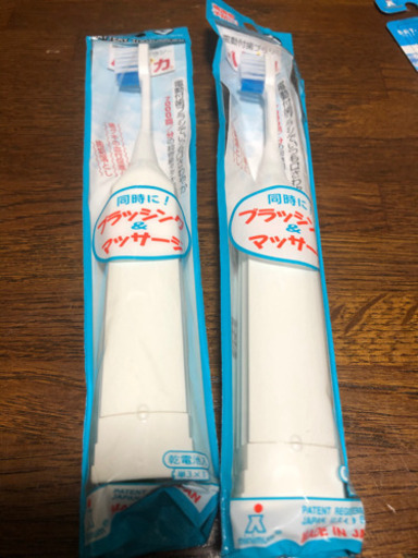 【新品】電動歯ブラシ　ハピカ替刃付きセット