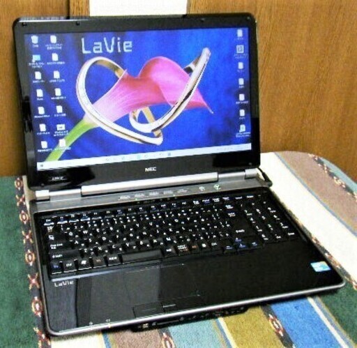 お買い得品♪15.6型/大容量！HDD320GB♪/メモリ4GB♪/高性能Core i3/Microsoft Offce2016✎/すぐ使えるWindows10♪/すぐ繋がるWi-Fi/DVD/HDMI/SDカードスロット♪/点検整備清掃済み/クレジットカード決済可能/NEC LaVie L ブラック