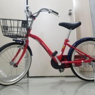 【超・美品】キッズ18インチ自転車　色：レッド