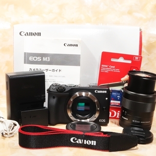 ◆極上美品＆スマホ転送＆自撮り◆キヤノン EOS M3 レンズキット
