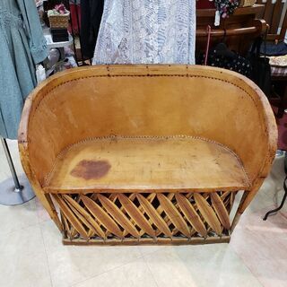 メキシコ製皮の椅子