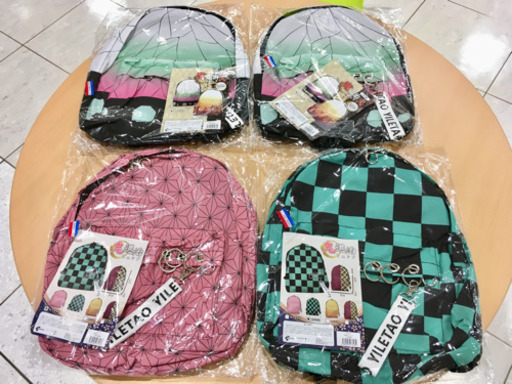 鬼滅の刃 風 4つ リュックサック 炭治郎  禰豆子 しのぶ
