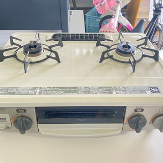 リンナイ KGM33NBE　都市ガス　2018年製　グリル付き ガスコンロ