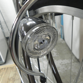 美品 26インチ 自転車 ママチャリ 6段切換 カゴ 荷台 スタンド ベル