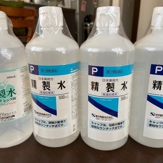 精製水　500ml 4本