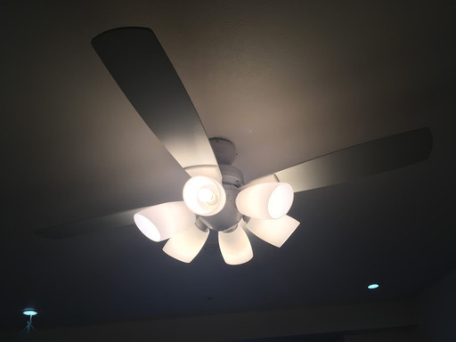 【中古】シーリングファン　LED 　ホワイト