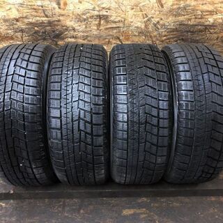 YOKOHAMA ice GUARD iG60 195/50R15 15インチ スタッドレス 4本 2018年製 バリ溝 ファミリア ロードスター等 (VTH214) クレジットカード QR決済可能
