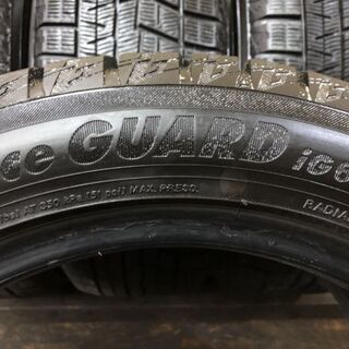 YOKOHAMA ice GUARD iG60 195/50R15 15インチ スタッドレス 4本 2018年製 バリ溝 ファミリア ロードスター等 (VTH214) クレジットカード QR決済可能