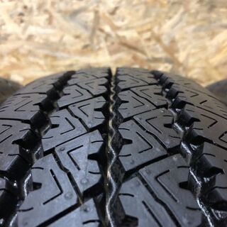新車外し BS V-STEEL RIB 265 205/70R17.5 115/113L LT 17.5インチ トラックタイヤ 6本 2020年製 (TB215) クレジットカード QR決済可能