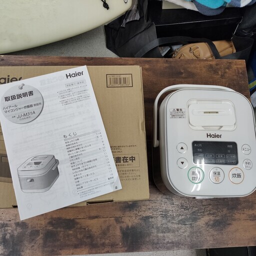 2016年製 炊飯器 Haier JJ-M31A 0.54L マイコンジャー 家庭用 ハイアール
