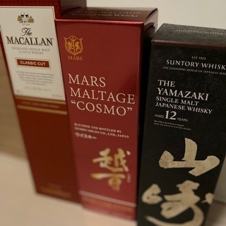 ウイスキー山崎12年/マッカランクラシックカット2019