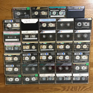 【ジャンク品】中古カセットテープ　130本