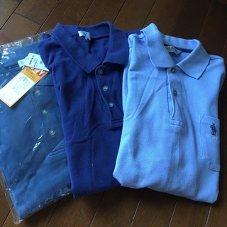 【新品あり】メンズLL ブルー系　半袖ポロシャツ 3枚セット