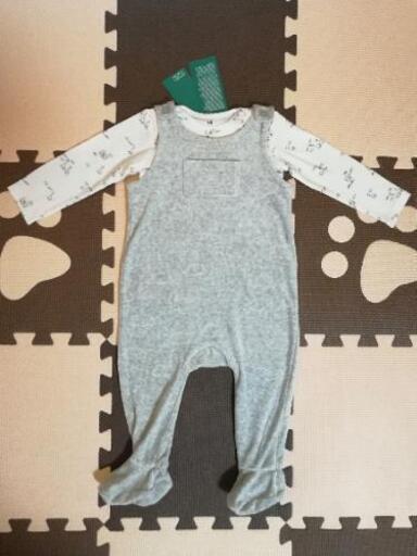 新品 H M 足付きカバーオール セットアップ 75cm サロペットロンパース ひまわり 滝谷のベビー用品 ベビー服 の中古あげます 譲ります ジモティーで不用品の処分