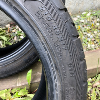 バリみぞ　215/45R17 2019年製　KENDA ケンダ