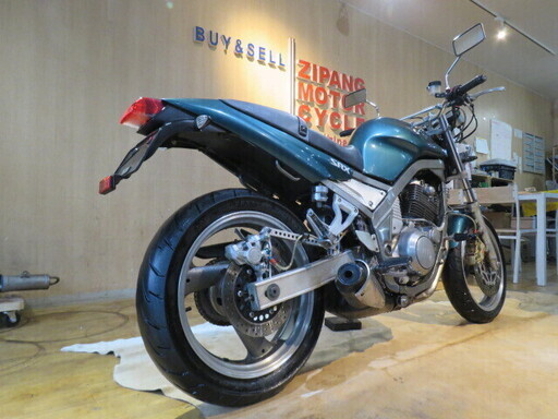 □YAMAHA SRX400 3VN ヤマハ 400cc 51545km グリーン ブレンボブレーキ 1992年式 実動! バイク 札幌発