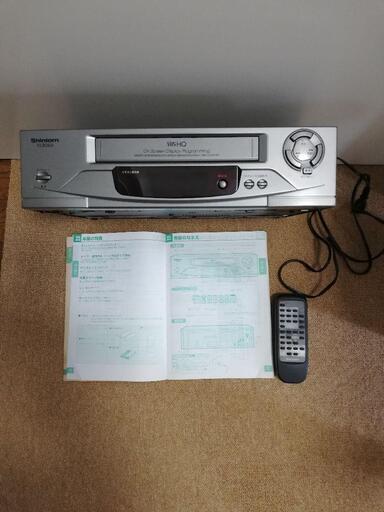 【ジャンク品】VHSビデオデッキ shintom VCR5800 比較的きれいです